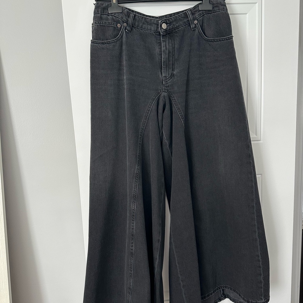 Maison Margiela Mm6 Black Gray Denim Jeans